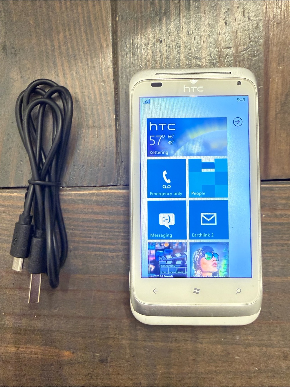 HTC Radar PI06110 White SMART (Cincinnati Bell) Windows Cell Phone - TESTED